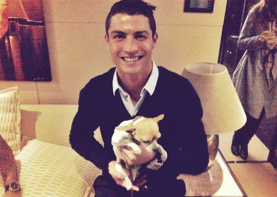 ronaldo and dog