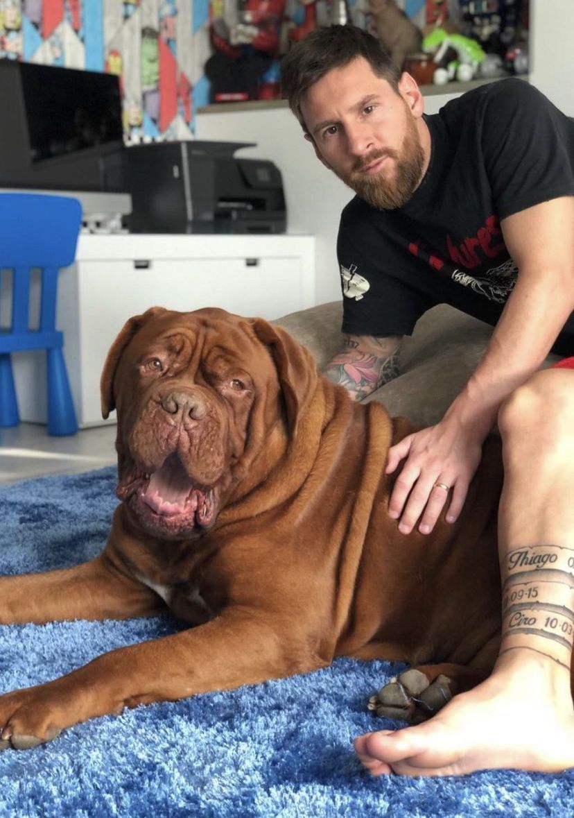 lionel messi and dog